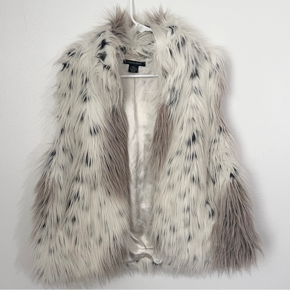 Luciano Dante Faux Fur Vest